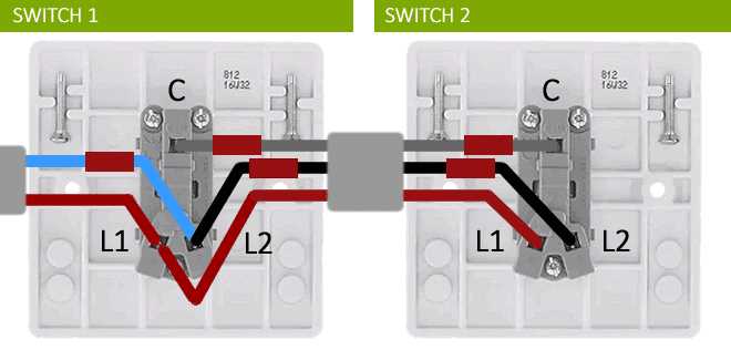 wiring diagram for 2 switches and 1 light