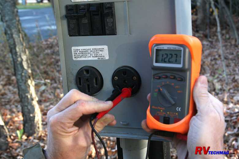 wiring diagram for 50 amp rv outlet