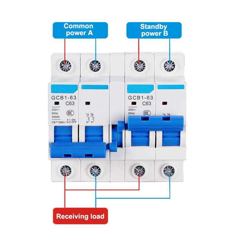 wiring diagram for a transfer switch