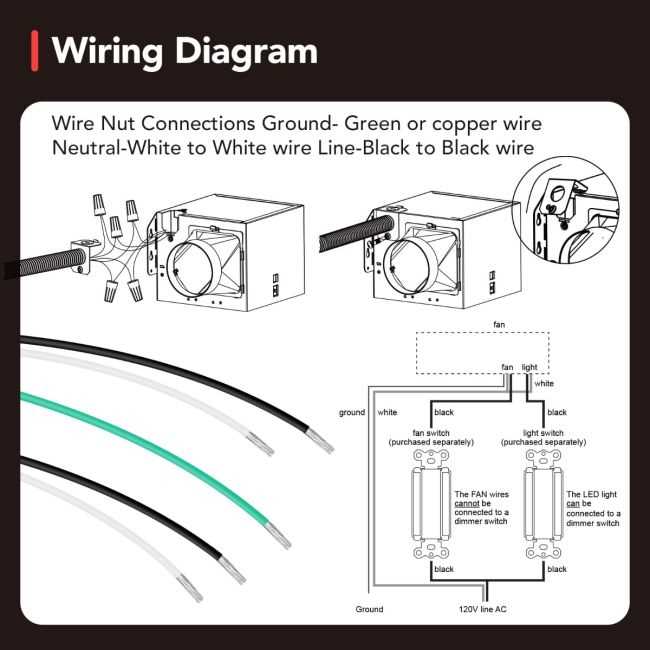 wiring diagram for bathroom fan and light