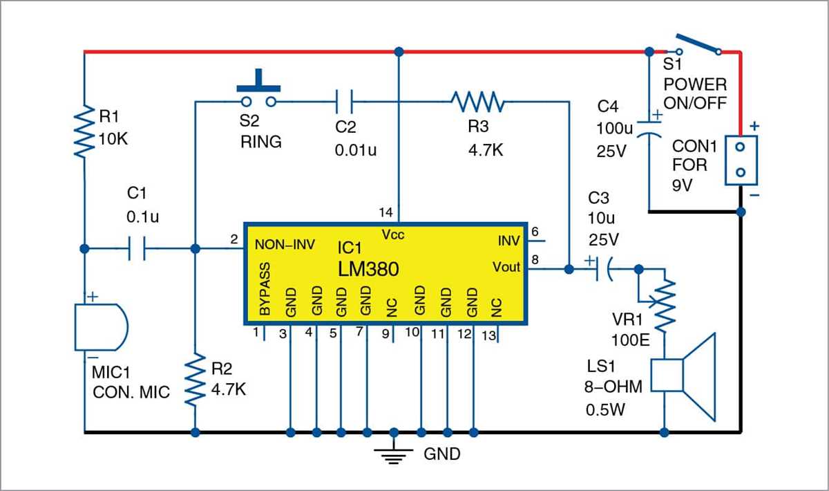 wiring diagram for intercom