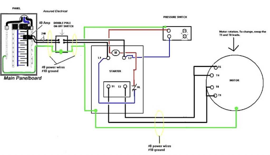 wiring diagram of pressure switch