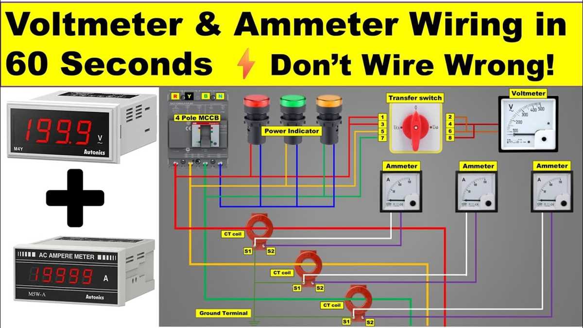 wiring diagram voltmeter