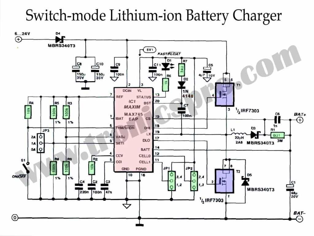 battery charger circuit diagram