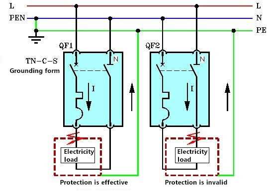 1 pole circuit breaker wiring diagram