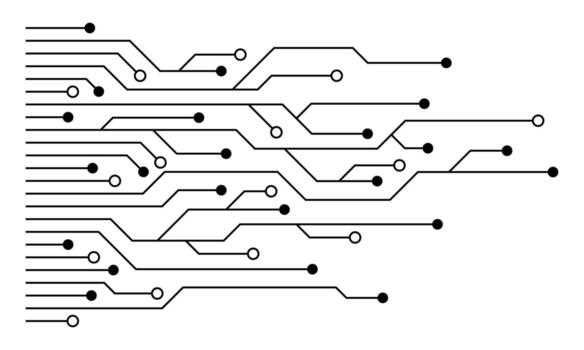 schematic diagram vector