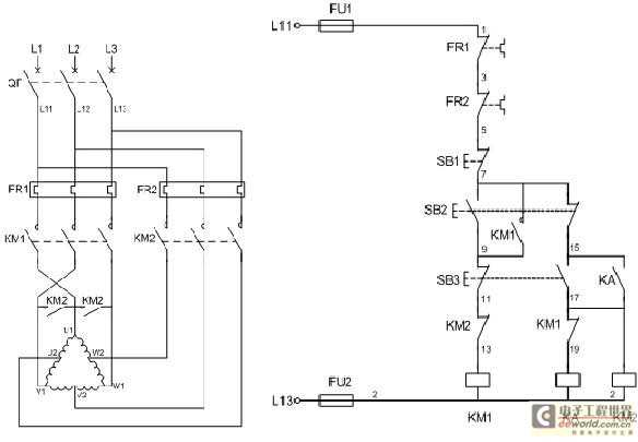 3 phase motor wiring diagram 6 wire 2 speed