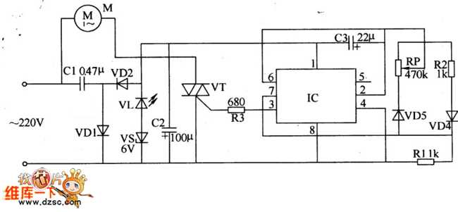 dc fan speed controller circuit diagram