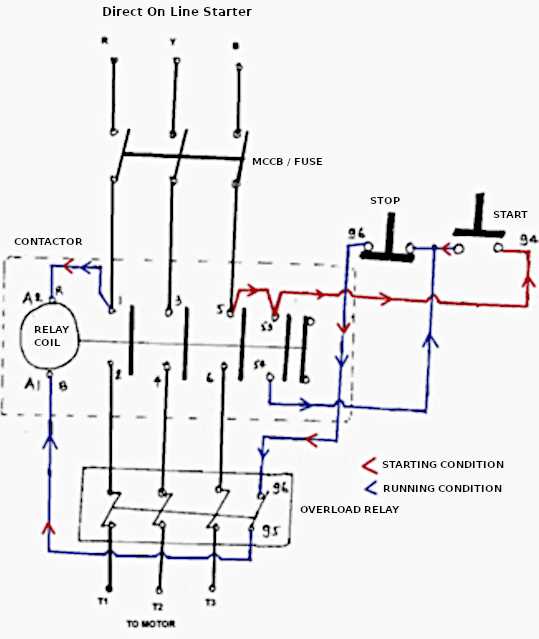 2 speed starter wiring diagram