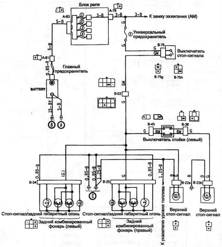 tail light schematic diagram