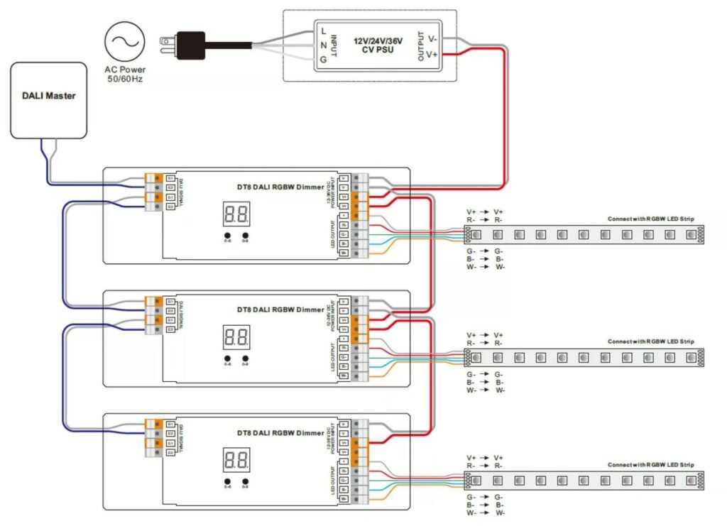 3 wire led strip wiring diagram