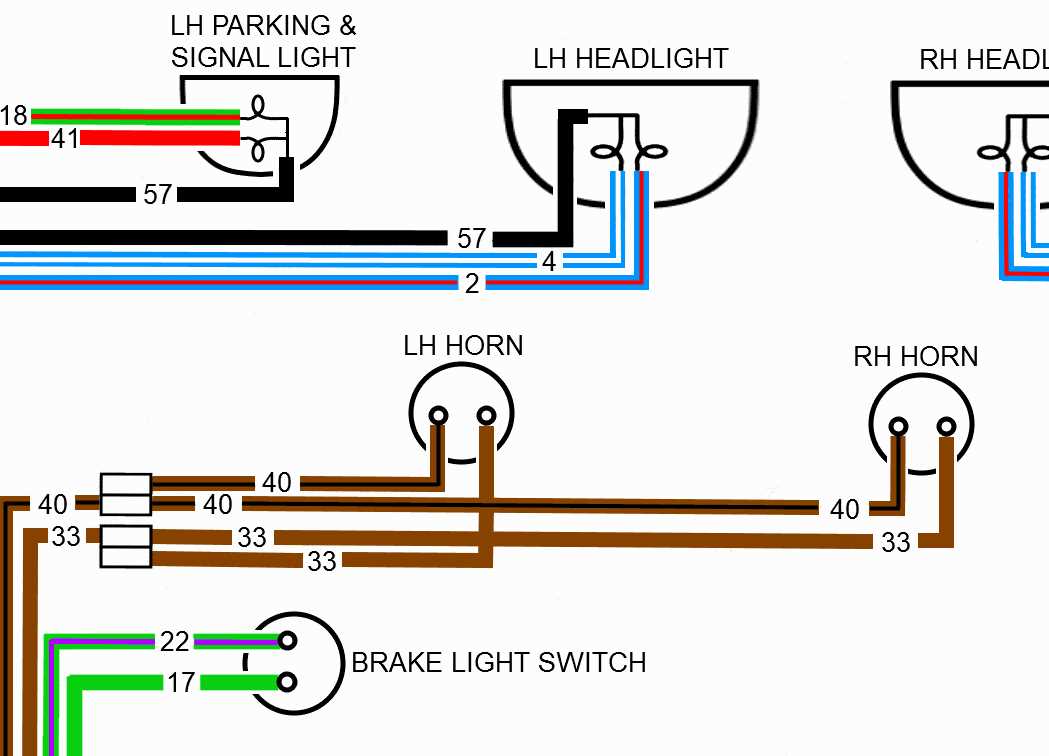 wiring diagram for car lights