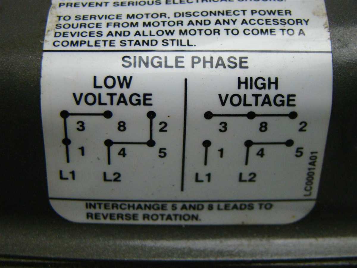 baldor single phase 230v motor wiring diagram