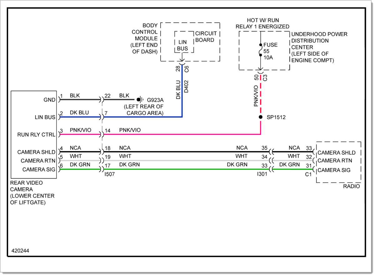 2015 ford f150 backup camera wiring diagram