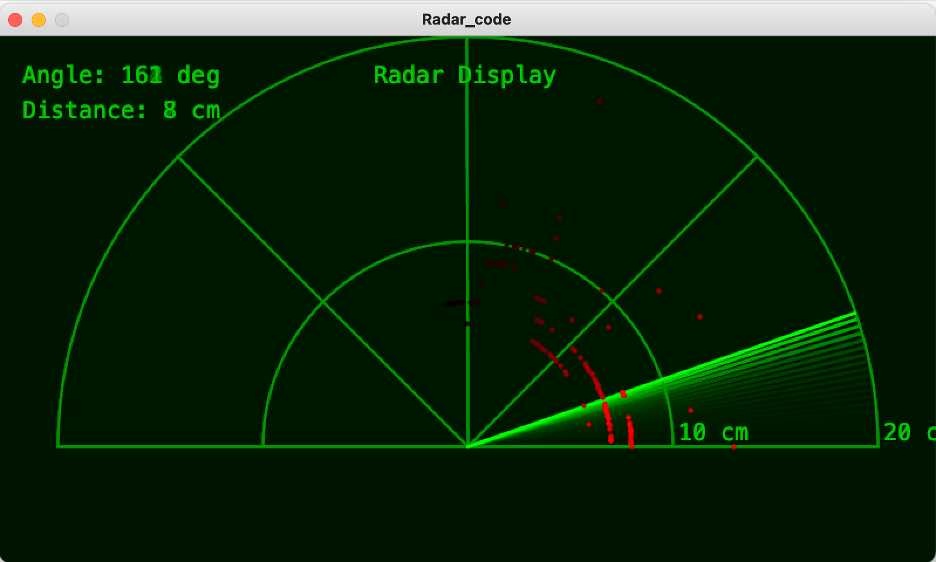 schematic diagram for miniature ultrasonic sensor radar system