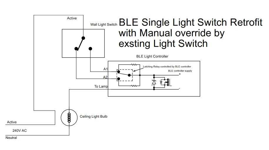 wiring diagram single light switch