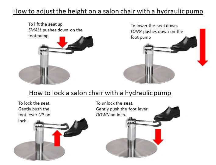 basic barber chair hydraulic pump schematic diagram