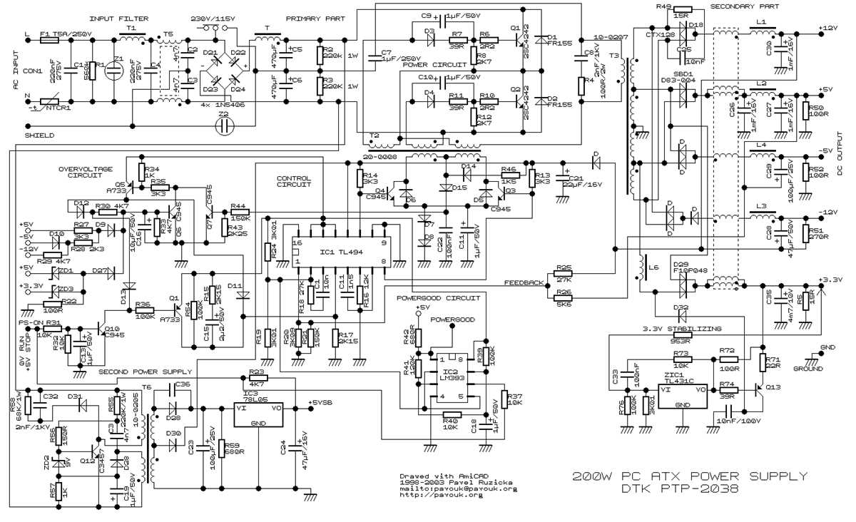 power schematic diagram