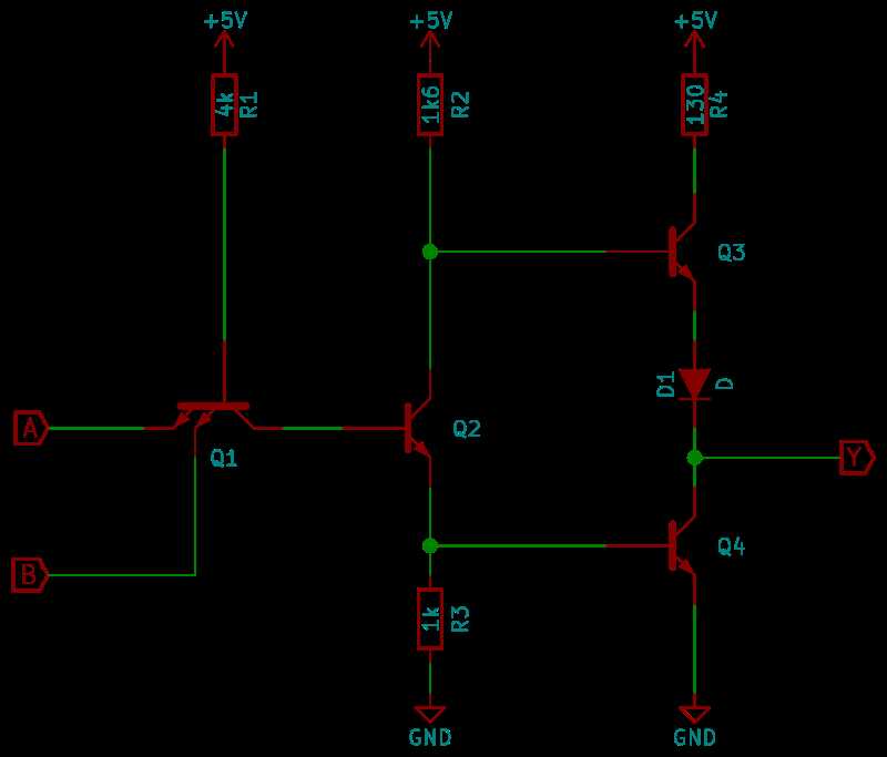 7400 schematic diagram