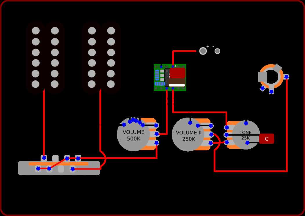 guitar tone control circuit diagram