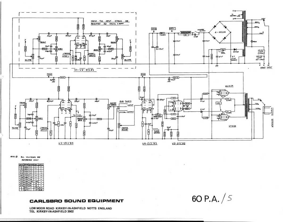 yamaha 2400 power amplifier schematic diagram