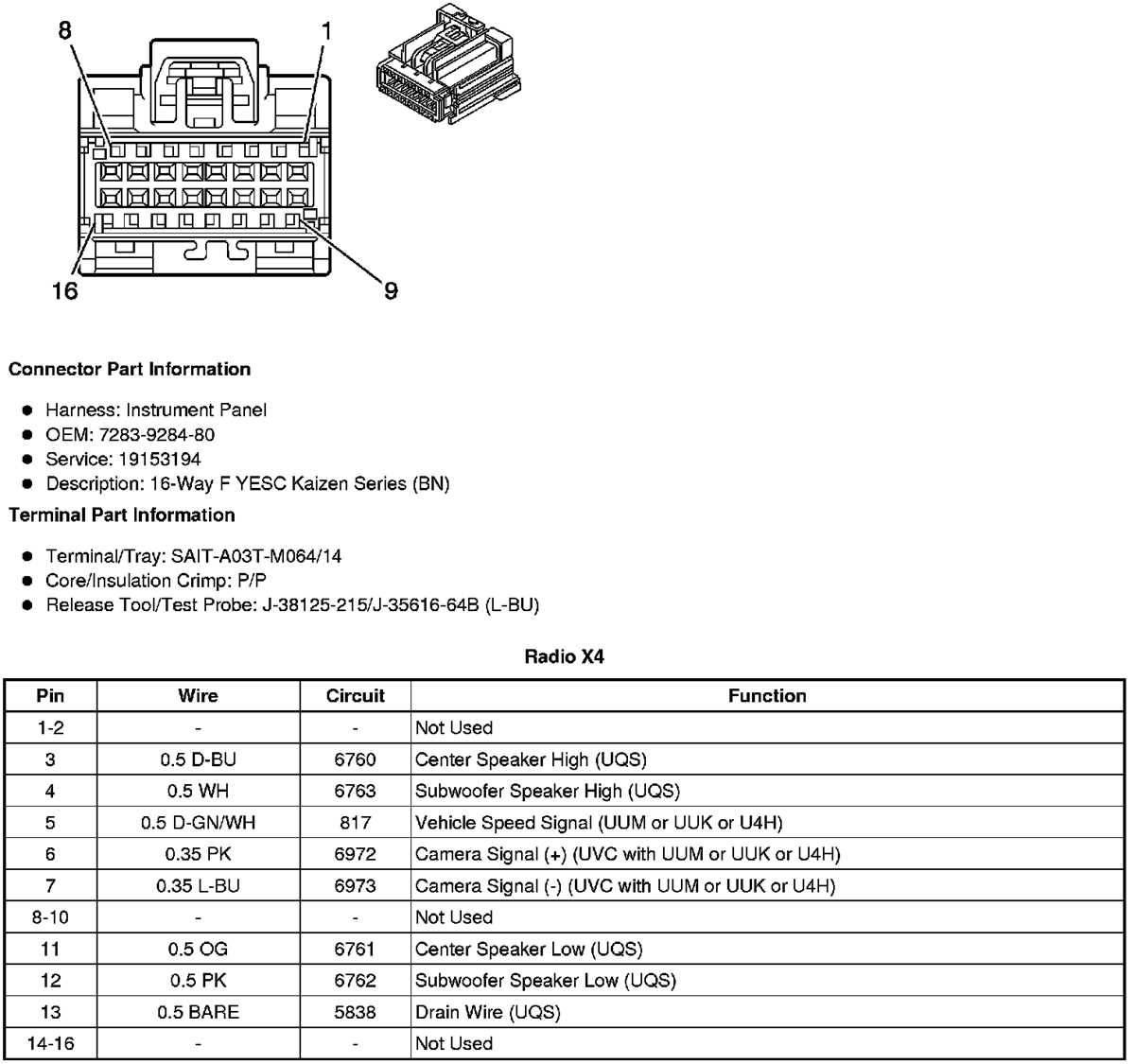 2011 chevy tahoe radio wiring diagram
