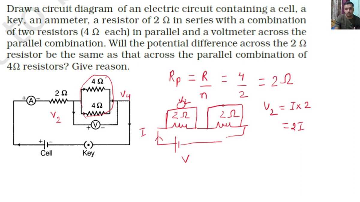 draw a schematic diagram of a 4 ohm resistor in series