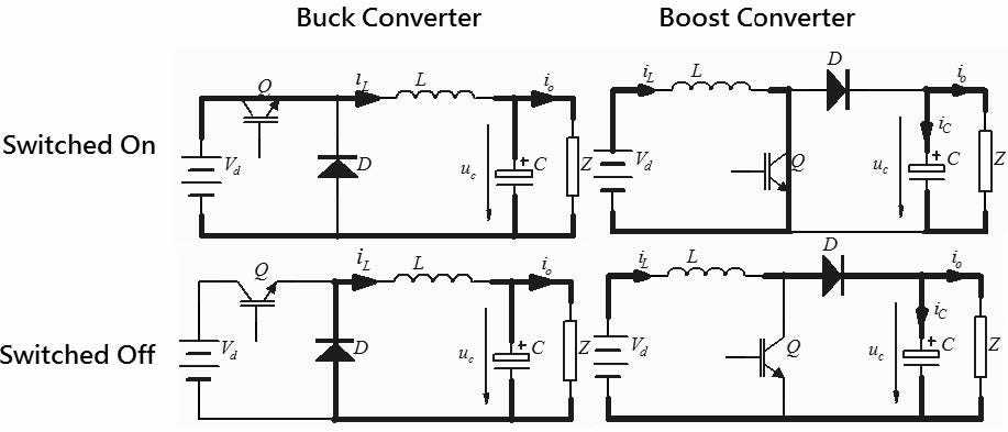 dc dc buck boost converter circuit diagram