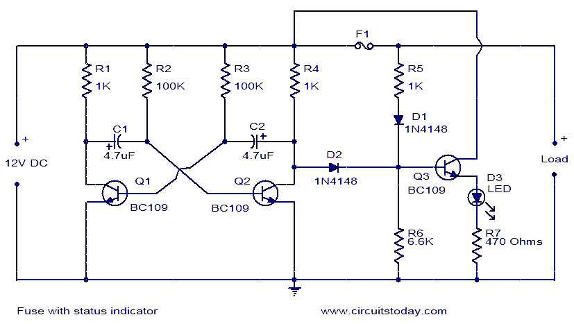fuse schematic diagram