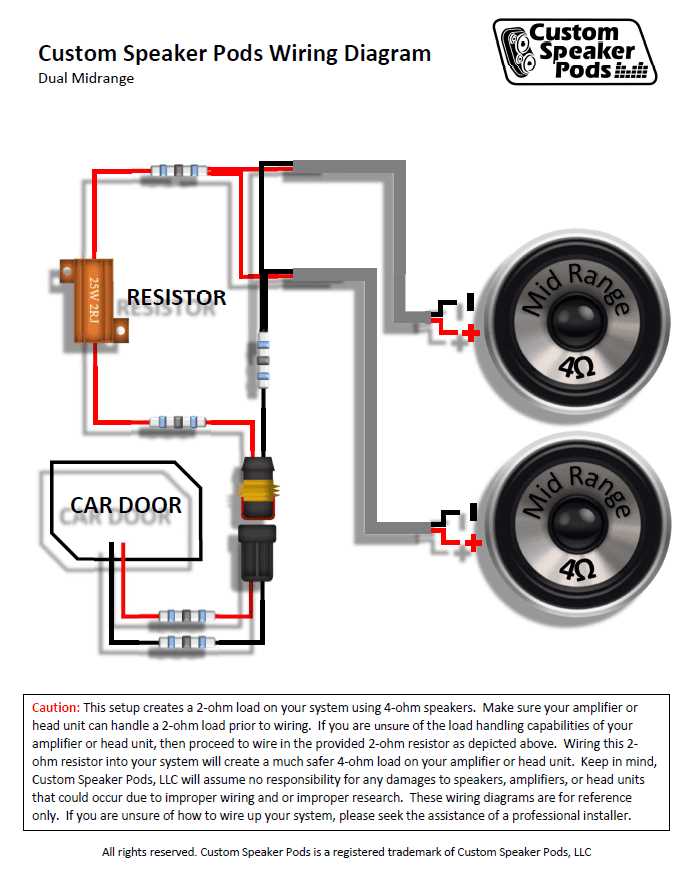 speaker tweeter wiring diagram