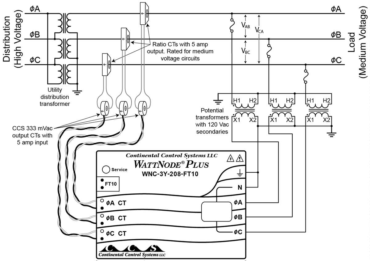 voltage transformer circuit diagram