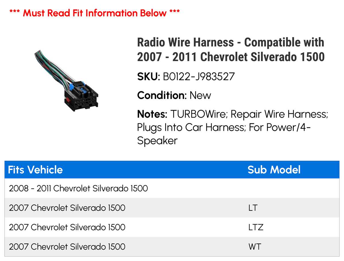 2008 chevy silverado wiring harness diagram