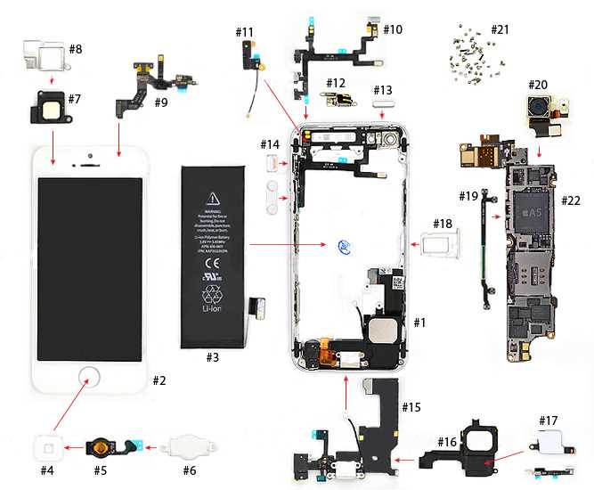 iphone 5s motherboard schematic diagram