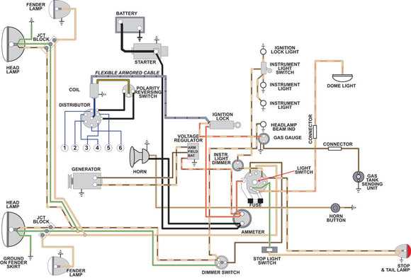 1931 ford model a wiring diagram