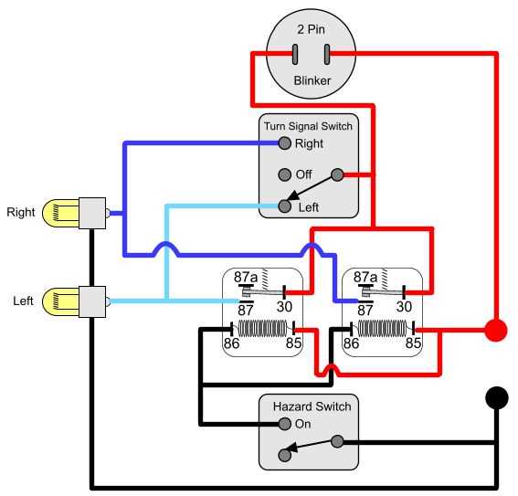 flasher relay wiring diagram
