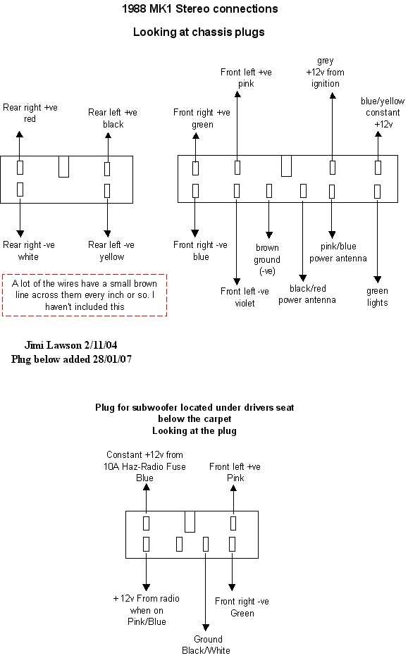 toyota radio wiring diagram