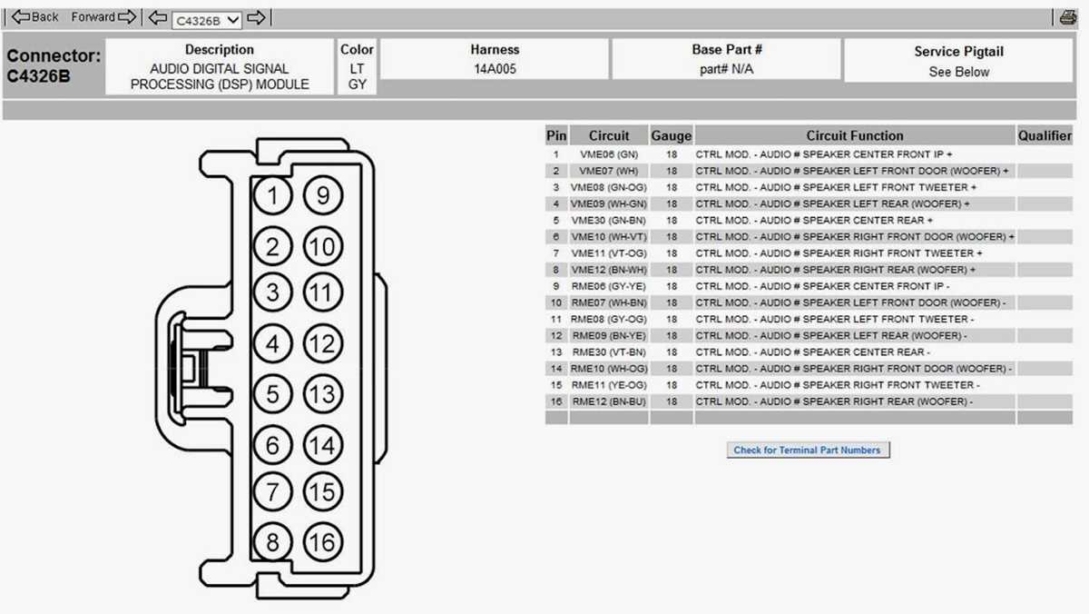 1998 ford taurus radio wiring diagram