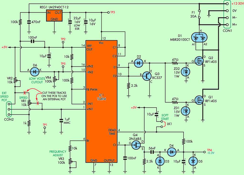 230v dc motor speed control circuit diagram
