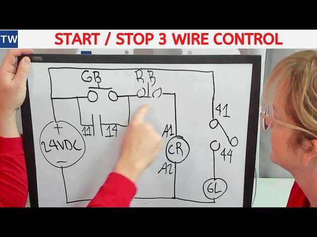 start stop switch wiring diagram