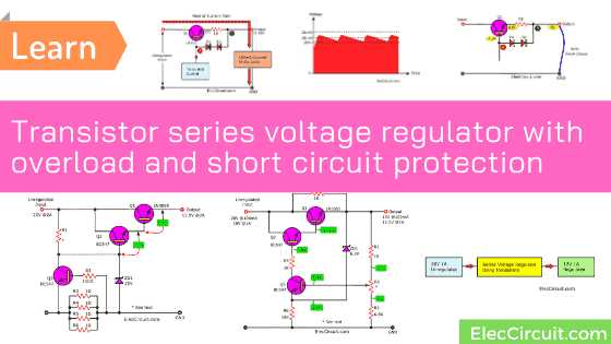 transistor voltage regulator circuit diagram