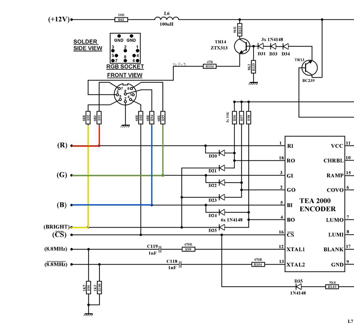 zx spectrum circuit diagram