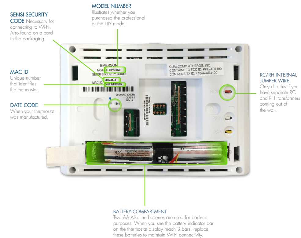 sensi thermostat wiring diagram