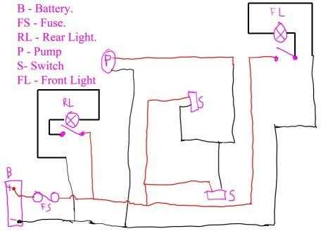 12v water pump wiring diagram